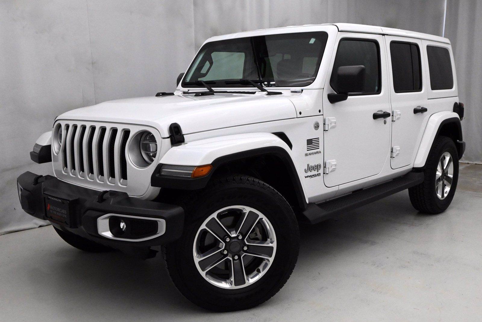 Used 2018 Jeep Wrangler Unlimited Sahara For Sale (Sold) | Motorcars of ...